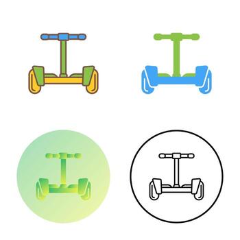 icono de vector de hoverboard