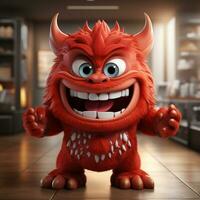 3d cartoon devil photo