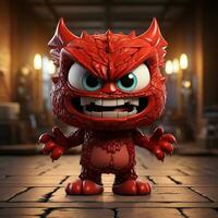 3d cartoon devil photo