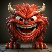 3d cartoon devil photo