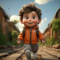 3d cartoon baby super photo