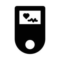 Pulse Machine Vector Glyph Icon For Personal And Commercial Use.