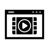 Video Vector Glyph Icon For Personal And Commercial Use.