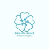 flower Dental premium design vector Dentist Dentistry care clinic logo