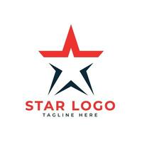 star logo design creative modern minimal concept vector