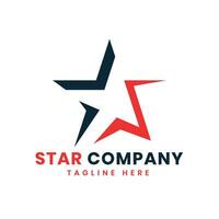 star logo design creative modern minimal concept vector