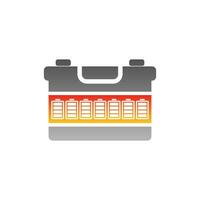 Battery icon logo vector