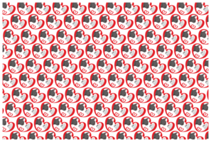 Couple Of Cat Pattern Background png