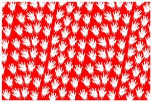 Handprints - Palms Pattern Background png