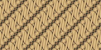 Batik Parang is one of the oldest batik motifs in Indonesia. Drawing a diagonal line from high to low diagonally intertwining symbolizes continuity vector