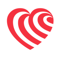 heart and love with red colored png