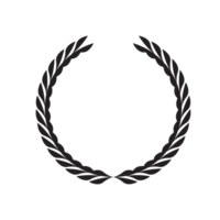 black wreath frame png