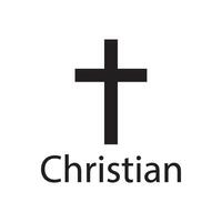 Christian religious symbol icon vector