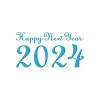 happy new year 2024 icon vector