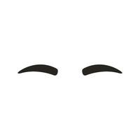 eyebrow icon vector