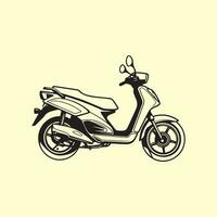 Scooter Image vector, Art and Design vector