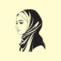 hijab imagen vector, Arte y ilustración vector