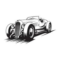 Classic Car Image Vector, Design and illustration vector