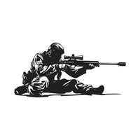 Sniper Image Vector, Art and illustration vector