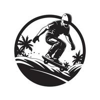 Skateboarders Vector image, Art and Design