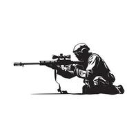 Sniper Image Vector, Art and illustration vector