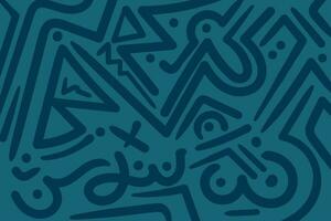 Abstract shapes modern pattern design. Primitive Lines Seamless Rotatable Background Pattern vector