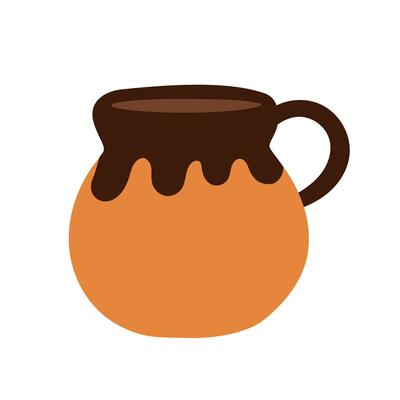 Vase vector icon. amphora illustration sign. jug symbol.