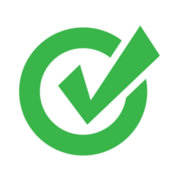 grueso marca de verificación verde Lista de Verificación png