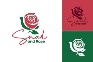 Snail rose logo is a title for a design asset featuring a logo design inspired by sand roses. This asset is suitable for businesses or brands related to nature, travel vector