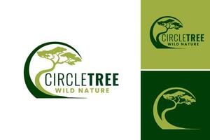 Circle Logo A versatile logo design with a circular shape, suitable for various brands and businesses looking for a simple and aesthetic visual representation. vector