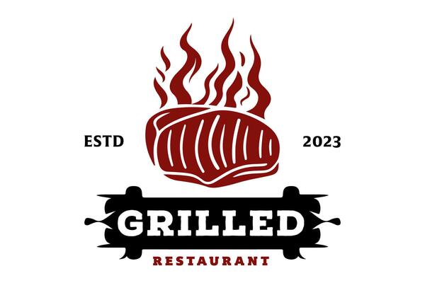 BBQ Party Logo is a design asset suitable for creating logos or branding materials for barbecue parties, cookouts, or any food-related events with a fun and casual atmosphere.