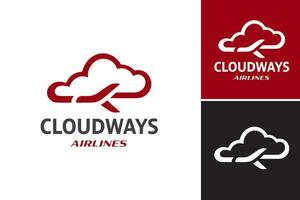 Cloud Ways Logo is suitable for creating logos or designs related to cloud computing, technology, or any industry that focuses on the use of cloud-based services vector