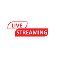 live stream label png