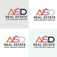 Real Estate Logo Design. Building logo Design. Home Logo Design. House Logo Design vector