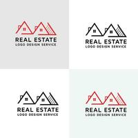 Real Estate Logo Design. Building logo Design. Home Logo Design. House Logo Design vector