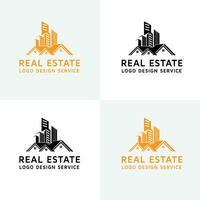 Real Estate Logo Design. Building logo Design. Home Logo Design. House Logo Design vector