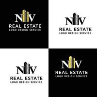 Real Estate Logo Design. Building logo Design. Home Logo Design. House Logo Design vector