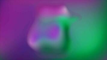 Green violet liquid iridescent wavy gradient video animation