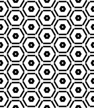 patrón abstracto sin costuras en blanco y negro. fondo y telón de fondo. diseño ornamental en escala de grises. vector