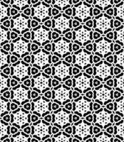 Black and white seamless abstract pattern. Background and backdrop. Grayscale ornamental design. vector