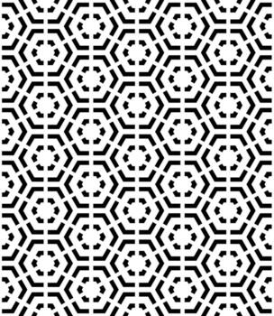 patrón abstracto sin costuras en blanco y negro. fondo y telón de fondo. diseño ornamental en escala de grises. vector