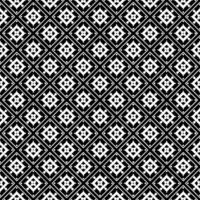 Black and white seamless abstract pattern. Background and backdrop. Grayscale ornamental design. vector