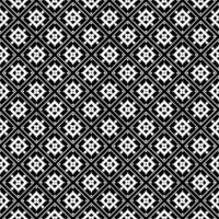 Black and white seamless abstract pattern. Background and backdrop. Grayscale ornamental design. vector