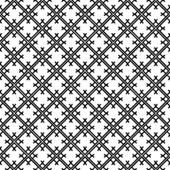 Black and white seamless abstract pattern. Background and backdrop. Grayscale ornamental design. vector