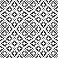 Black and white seamless abstract pattern. Background and backdrop. Grayscale ornamental design. vector