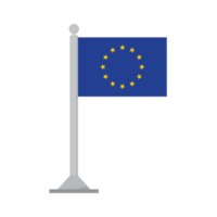 europeu União bandeira. bandeira do europeu União isolado png