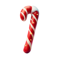 allegro Natale caramella canna ai generativo png