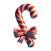 Merry christmas candy cane AI Generative png