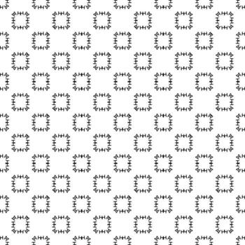 Black and white seamless abstract pattern. Background and backdrop. Grayscale ornamental design. vector