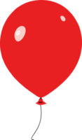 ilustração de balão vermelho png